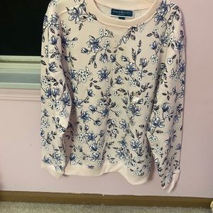 New with tags Karen Scott pink floral comfy shirt